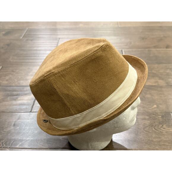 Peter Grimm Fedora Mens Light Brown Casual 100% Polyester Hat Size L/XL Cap - Picture 4 of 8